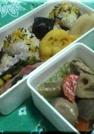 ボスのお弁当♪筑前煮～電子レンジ煮込み～-レシピのメイン写真