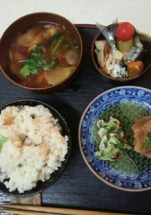 タコ飯定食Ⅱ（血管ダイエット食995）-レシピのメイン写真