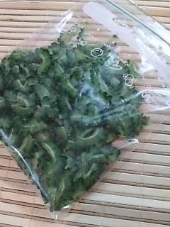 ゴーヤの冷凍保存-レシピのメイン写真