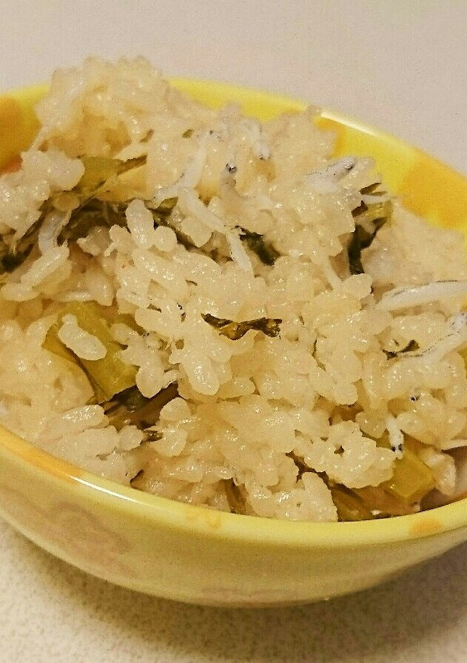 簡単☆大根葉としらすの炊き込みご飯-レシピのメイン写真