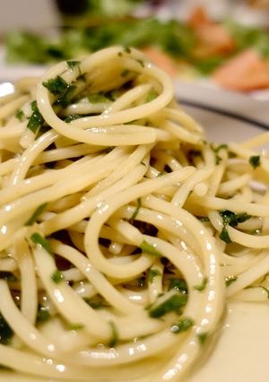 大葉だけ！香りたつ絶品オイルパスタ-レシピのメイン写真
