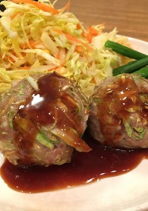 簡単！オーブンで！キャベツバーグ-レシピのメイン写真