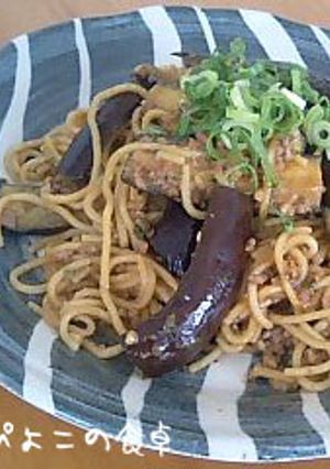 こってりうまぁい❤麻婆なす焼きそば-レシピのメイン写真