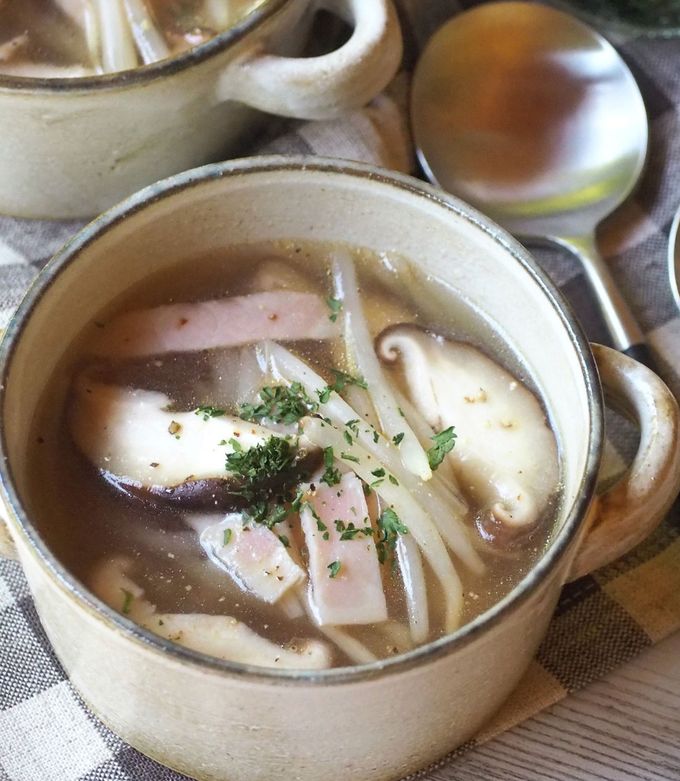 もやしとベーコンの和風コンソメスープ✿-レシピのメイン写真