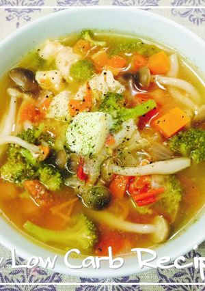 免疫栄養ケトン食＊炊飯器でミネストローネ-レシピのメイン写真