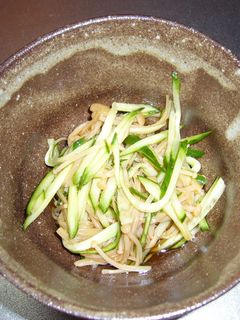 超簡単!! きゅうりのなめ茸和え-レシピのメイン写真