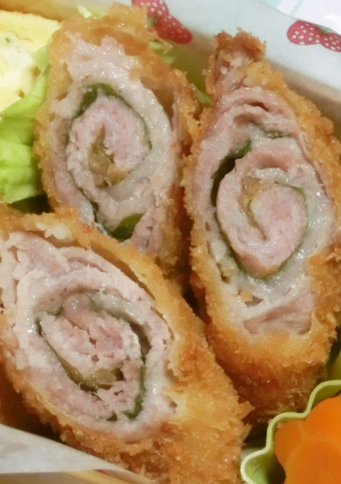 豚肉と梅しそ巻きのフライ-レシピのメイン写真