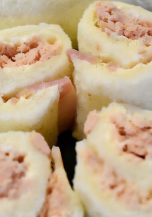 ツナとハムのサンドイッチ【手づかみ食べ】-レシピのメイン写真