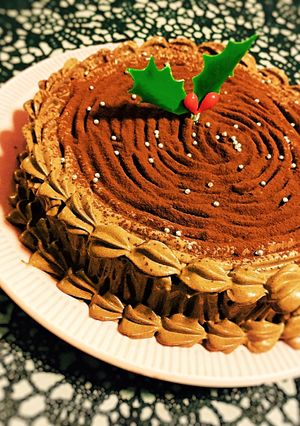 糖質制限◆クリスマスにブッシュドノエル-レシピのメイン写真
