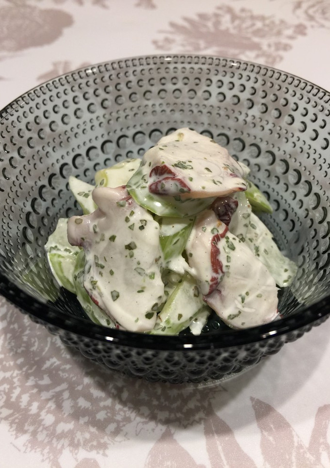 タコとセロリのバジルマヨ和え-レシピのメイン写真