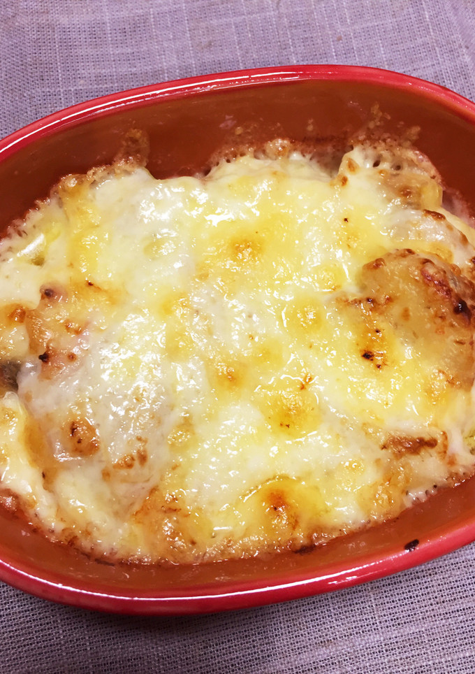 次の日の焼き芋で☆さつまいもグラタン-レシピのメイン写真