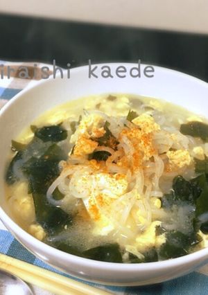 簡単5分！大満足☆ダイエット中華スープ-レシピのメイン写真