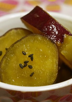 まめみつでほっこり さつまいもの甘煮-レシピのメイン写真