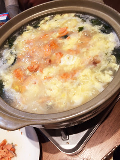 牡蠣鮭ワカメ雑炊☆-レシピのメイン写真