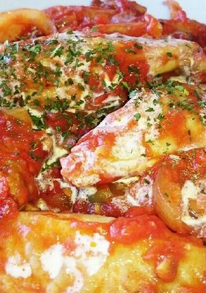 チキンのトマト煮込み-レシピのメイン写真