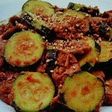 牛肉とズッキーニの回鍋肉風(中華風)