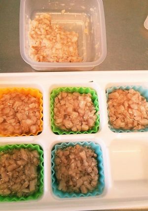 離乳食の魚キューブの作り方-レシピのメイン写真