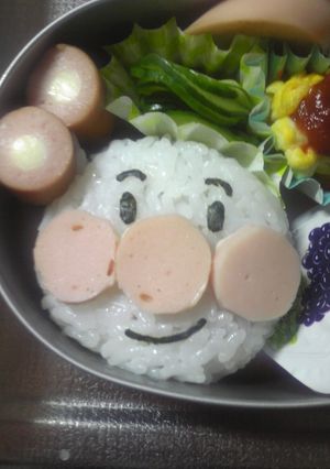 年少◆お弁当(あんぱんまん)-レシピのメイン写真