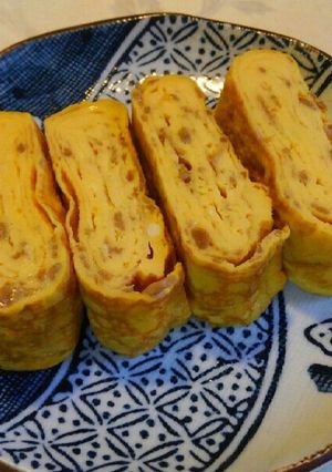 なめ茸入り玉子焼き-レシピのメイン写真