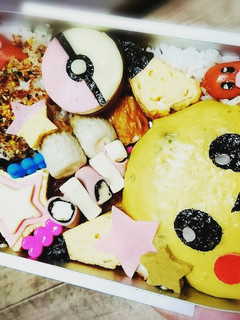 ピカチュー☆ダグドリオ弁当-レシピのメイン写真