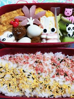 小学生(3年)全校遠足のお弁当(延期)-レシピのメイン写真