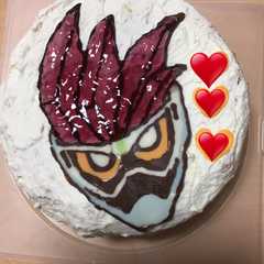 仮面ライダーエグゼイド☆キャラケーキ☆-レシピのメイン写真