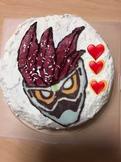 仮面ライダーエグゼイド☆キャラケーキ☆-レシピのメイン写真