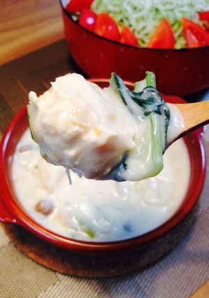 わける派♫鶏団子と野菜であったかシチュー-レシピのメイン写真