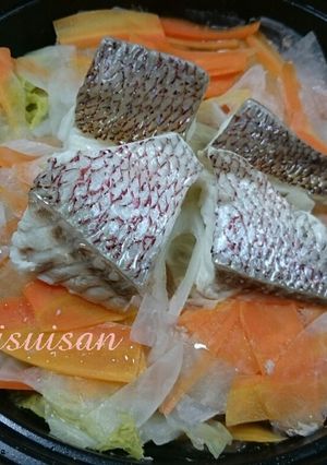 ☆定番☆鯛入り水炊き-レシピのメイン写真