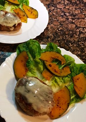 彼も絶賛!!チーズのせハンバーグ☆-レシピのメイン写真