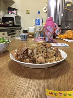 鶏肉と蓮根の甘辛炒め-レシピのメイン写真