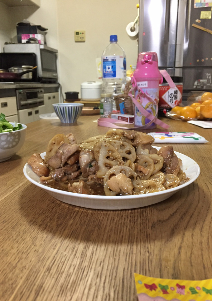 鶏肉と蓮根の甘辛炒め-レシピのメイン写真