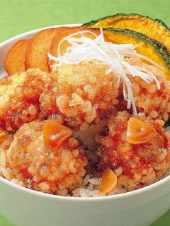 から揚げ丼-レシピのメイン写真