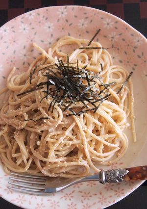 練りごまでクリーミーめんたいこパスタ-レシピのメイン写真