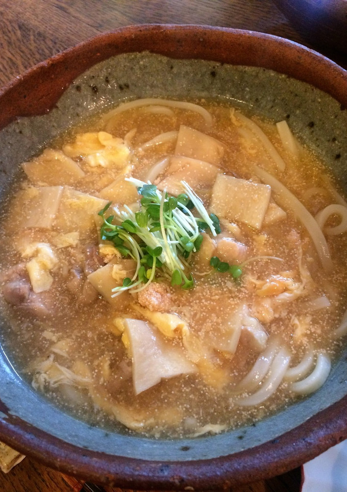 とろりん明太と鶏の卵とじうどん♬-レシピのメイン写真