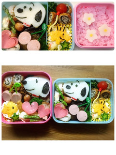 キャラ弁 スヌーピー-レシピのメイン写真