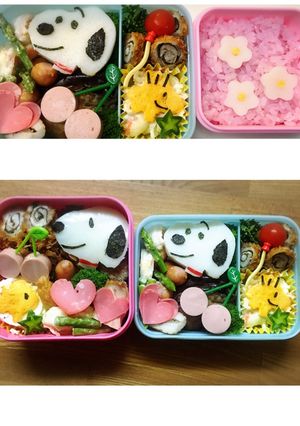 キャラ弁　スヌーピー-レシピのメイン写真