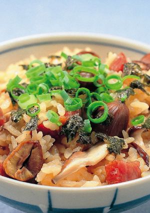 甘栗&焼豚ご飯-レシピのメイン写真
