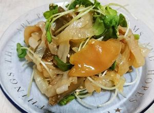 箸休めに簡単！ザーサイと塩クラゲの和え物-レシピのメイン写真