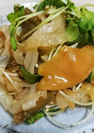 箸休めに簡単！ザーサイと塩クラゲの和え物-レシピのメイン写真