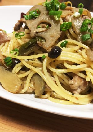 和風オイルパスタ-レシピのメイン写真