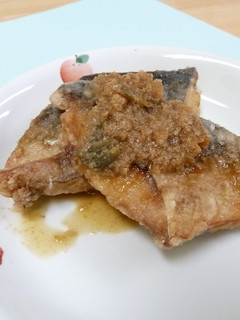 【学校給食】サバの空揚げねぎソースかけ-レシピのメイン写真