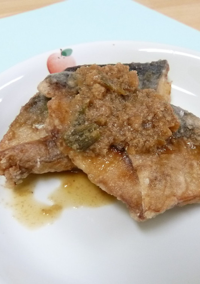 【学校給食】サバの空揚げねぎソースかけ-レシピのメイン写真