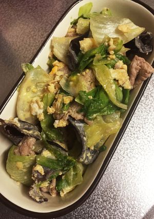 レタスと豚肉の塩炒め-レシピのメイン写真