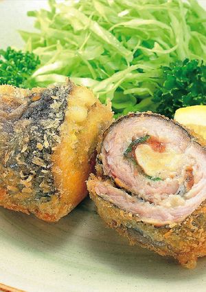 さんまのしそチーズ巻き-レシピのメイン写真