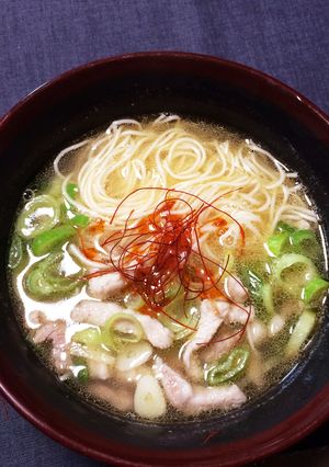 やわらか豚肉の中華風にゅうめん♪-レシピのメイン写真
