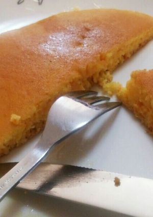 風邪の娘に❤ふわふわにんじんホットケーキ-レシピのメイン写真