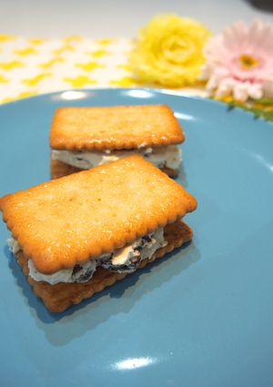 ココナツシロップ漬けレーズンサンド-レシピのメイン写真