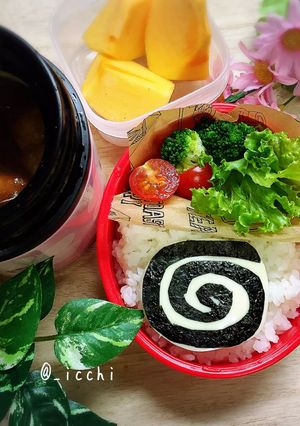 「ニョロモのおなか」弁当-レシピのメイン写真