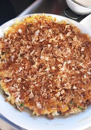 簡単！リメイクご飯deお好み焼き-レシピのメイン写真